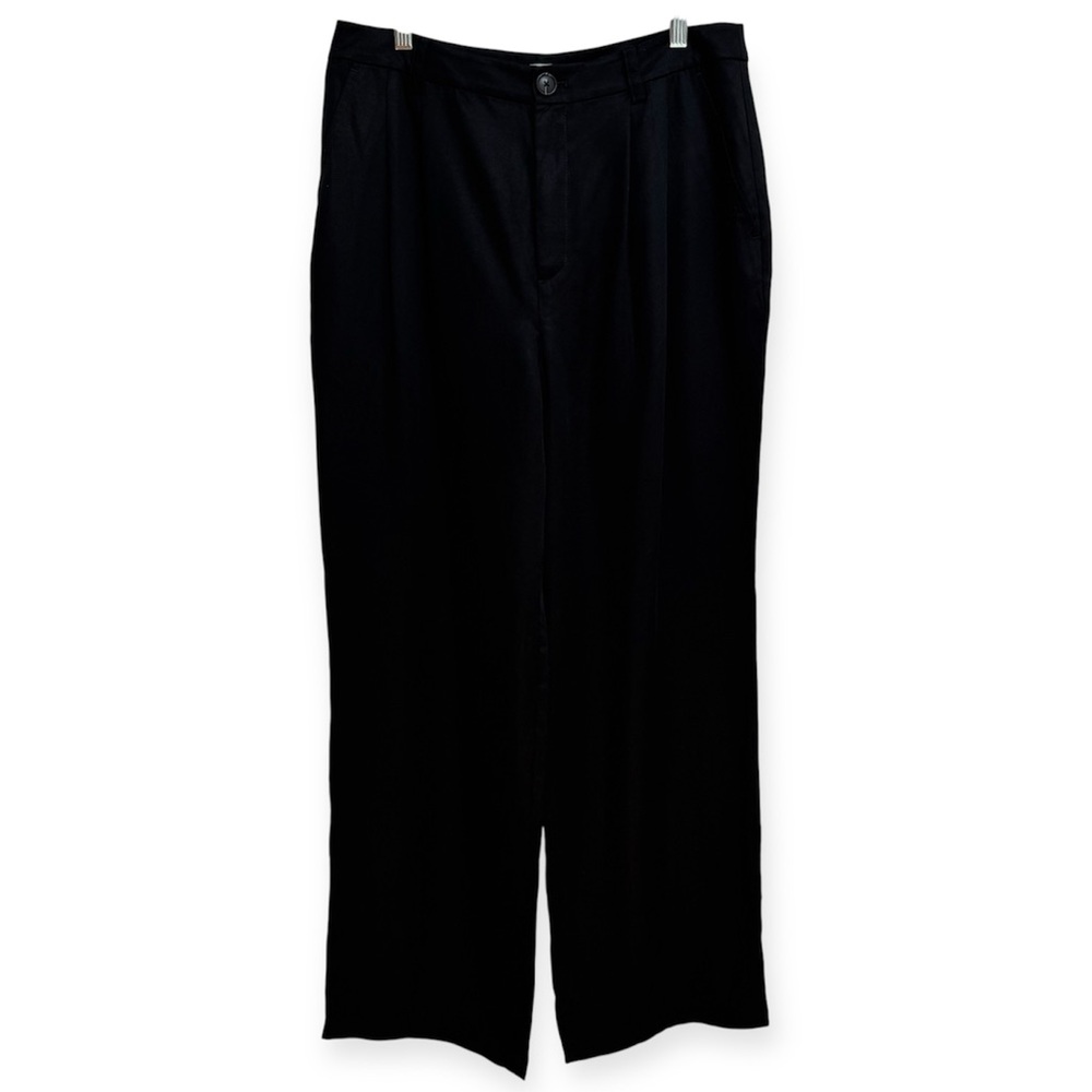 Loft Lyocell Emory Wide Leg Trouser Pants Size 10 NWT